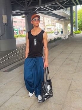 「CELINE（セリーヌ）のアイテム」を使った、🇹🇼黃玉米🏀さん（メンズ・178cm）の夏コーディネート