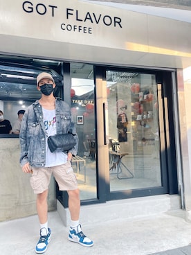 「LouisVuitton」｜「アイテム（デニムジャケット）」を使った、🇹🇼黃玉米🏀さん（メンズ・178cm）の秋コーディネート