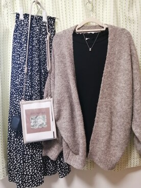 「???のアイテム（その他、ブラック系）」を使った、mnさん（レディース・156cm）の秋コーディネート