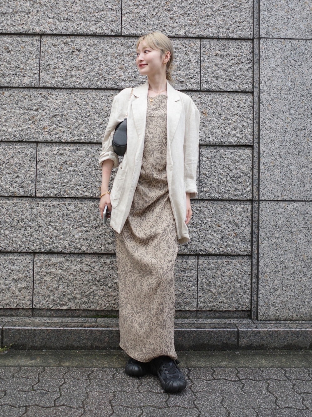 TODAYFUL（トゥデイフル）の「Jacquard Camisole Dress