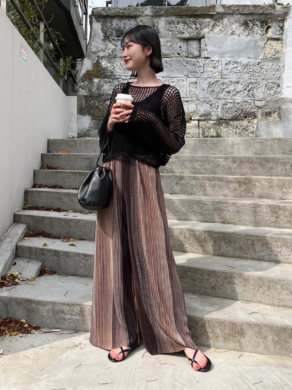 ブラウンパンツみんこ様 ワイドブラウンスラックス DPA17012 – CRAMMY