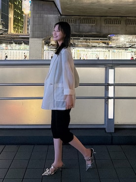 「LAGUNAMOON（ラグナムーン）のアイテム」を使った、吉田南歩さん（レディース・161cm）の秋コーディネート