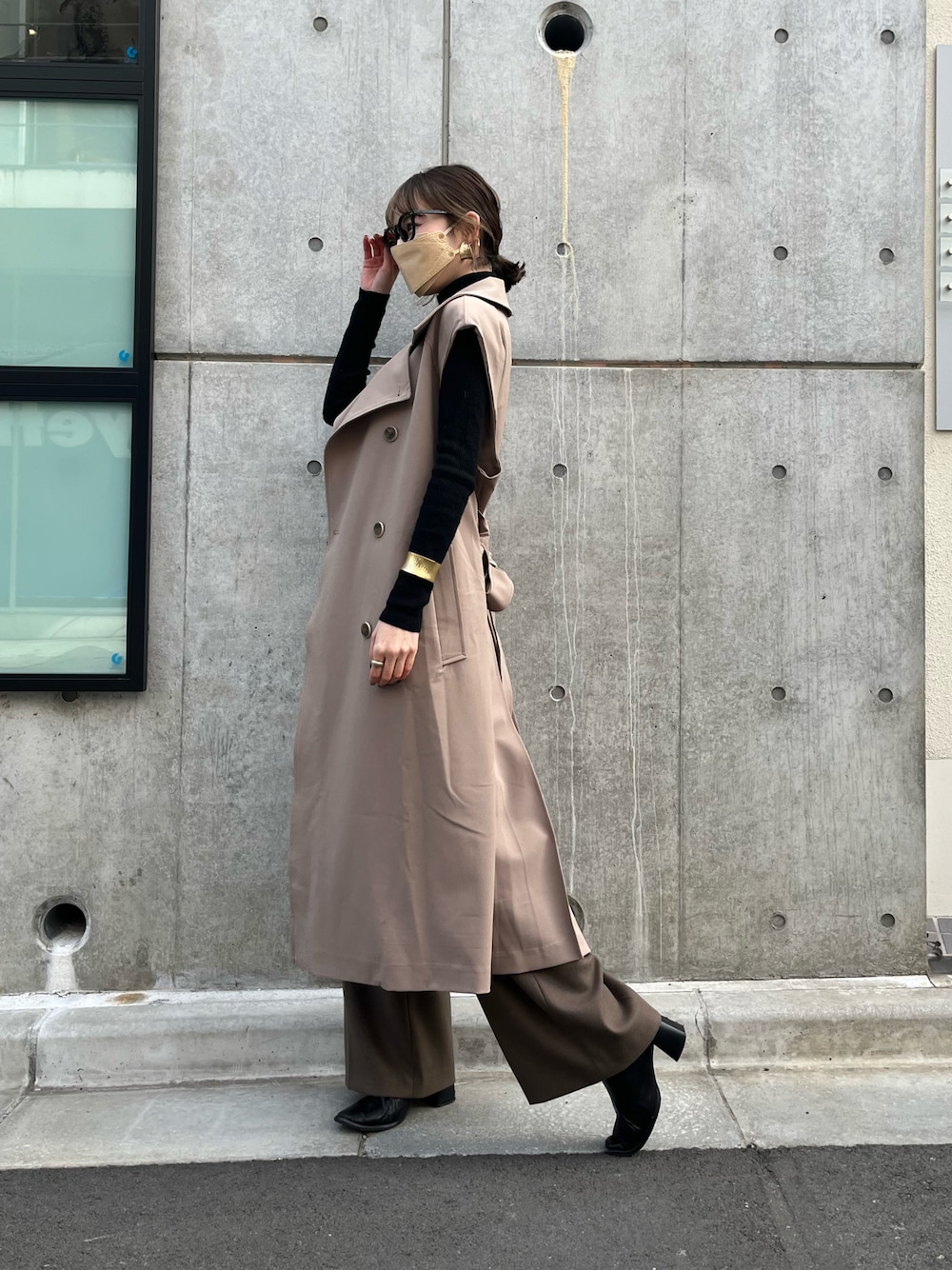 Nordstrom ノードストーム　ロングトレンチコート　ベージュ Nordstrom ノードストーム ロングトレンチコート ベージュ
