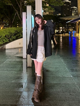 吉田南歩さん（レディース・161cm）の春コーディネート