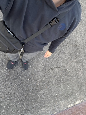 「SUBU（スブ）のアイテム」を使った、カエルさん（メンズ・165cm）の冬コーディネート