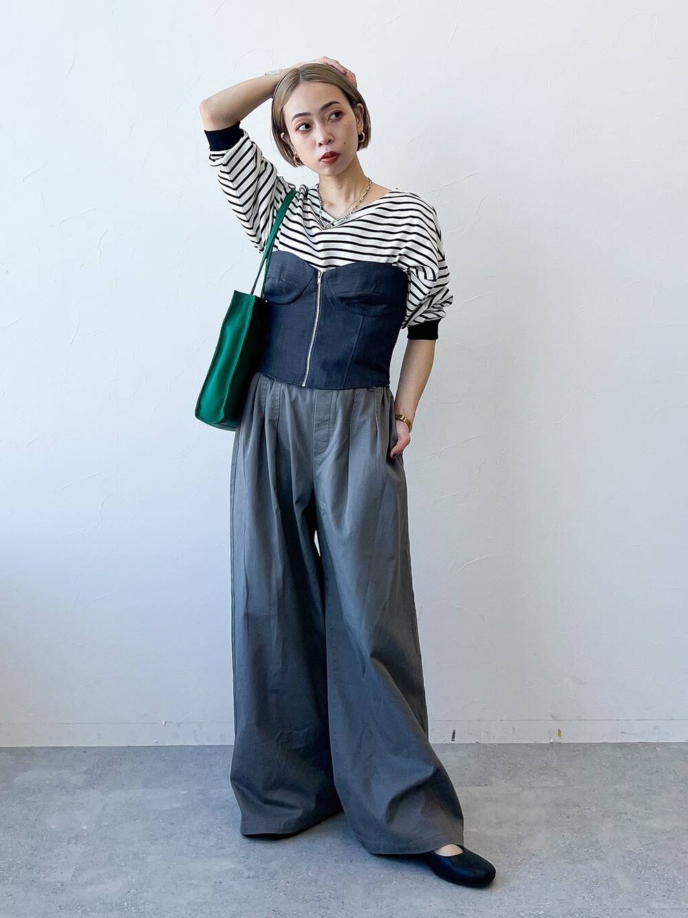 JEANASIS（ジーナシス）の「2WAYコルセットビスチェ/106353（その他