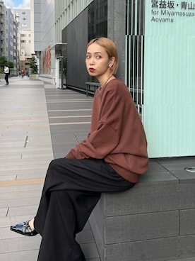 「アイテム（パンプス）」を使った、meiさん（レディース・154cm・30代）の秋コーディネート