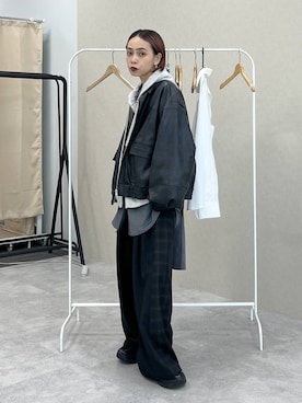 「PAGEBOY（ページボーイ）のダットコンビソールスニーカー（スニーカー）」を使った、meiさん（レディース・154cm・30代）の秋コーディネート