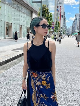 「アイテム（その他トップス）」を使った、meiさん（レディース・154cm・20代）の夏コーディネート
