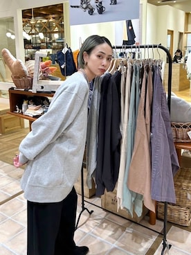 「アイテム（スウェット）」を使った、meiさん（レディース・154cm・20代）の秋コーディネート