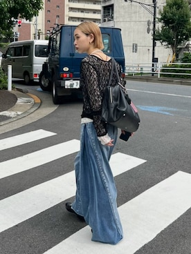 「PAGEBOY（ページボーイ）のアイテム」を使った、meiさん（レディース・154cm）の夏コーディネート