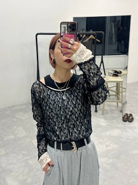 「アイテム（スウェットパンツ）」を使った、meiさん（レディース・154cm・30代）の夏コーディネート