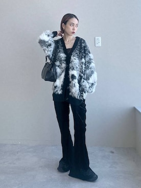 「アイテム（カーディガン/ボレロ）」を使った、meiさん（レディース・154cm・30代）の秋コーディネート