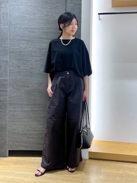 「アイテム（チノパンツ）」を使った、つぼみさん（レディース・155cm・20代）の夏コーディネート
