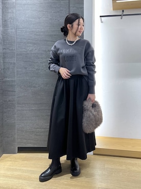 「BARNYARDSTORM」｜つぼみさん（レディース・155cm）の秋コーディネート