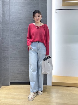 「BARNYARDSTORM（バンヤードストーム）のアイテム（トップス）」を使った、つぼみさん（レディース・155cm）の春コーディネート