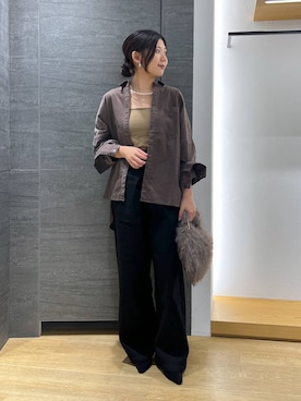 「アイテム（キャミソール）」を使った、つぼみさん（レディース・155cm・20代）の秋コーディネート