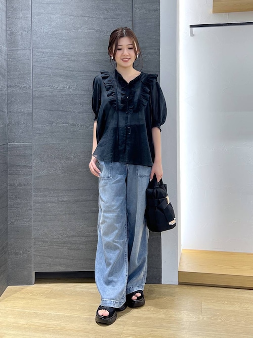 美品♪◆バンヤードストーム   大人♡フリルブラウス　size S〜M◆ BARNYARDSTORM - 美品♪◇バンヤードストーム 大人♡フリルブラウス