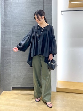 「BARNYARDSTORM」｜つぼみさん（レディース・155cm）の夏コーディネート