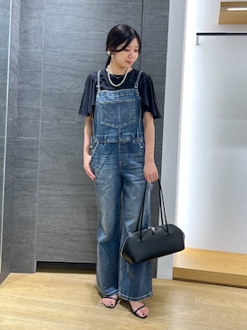 「アイテム（オールインワン・サロペット）」を使った、つぼみさん（レディース・155cm・20代）の夏コーディネート