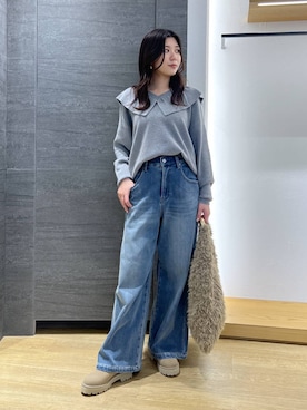 「おでかけ」｜つぼみさん（レディース・155cm）の冬コーディネート