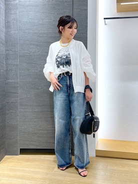 「アイテム（ブルゾン）」を使った、つぼみさん（レディース・155cm・20代）の夏コーディネート