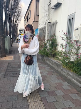 「ピンクスニーカー」｜abe kanonさん（レディース・158cm・20代）の春コーディネート