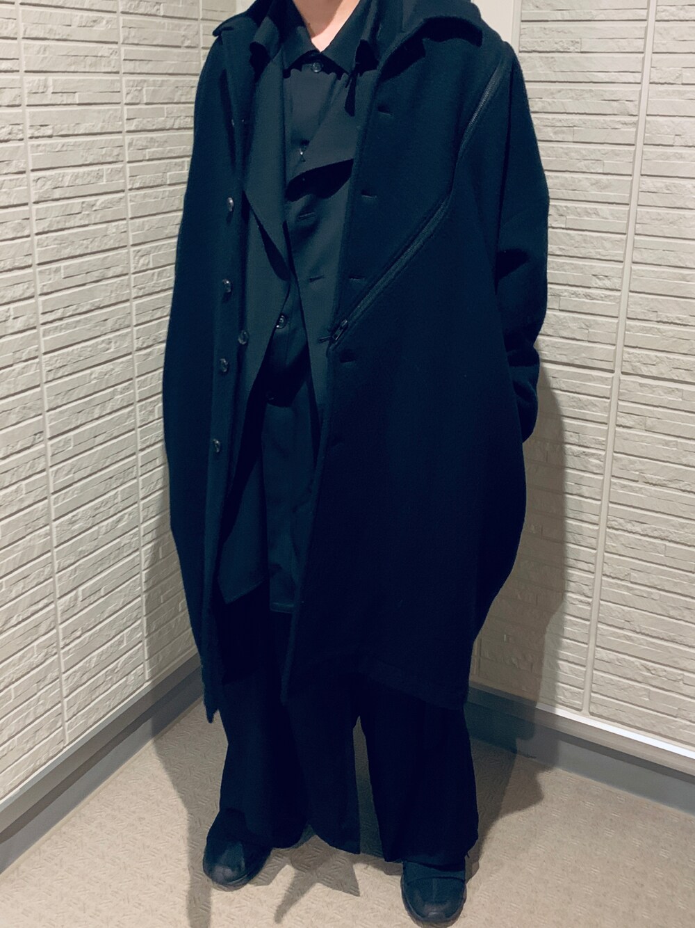 Yohji Yamamoto POUR HOMMEのノーカラージャケットを使った人気