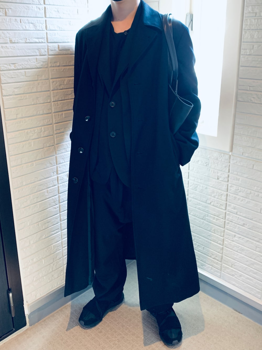 teou｜Yohji Yamamoto POUR HOMMEのチェスターコートを使った