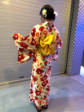 「浴衣」｜ぱっつん！さん（レディース・161cm）の夏コーディネート