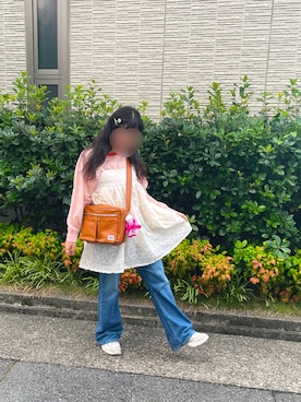 「FILA（フィラ）のアイテム」を使った、イトさん（レディース・158cm）の夏コーディネート