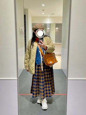 「PORTER（ポーター）のアイテム（バッグ）」を使った、イトさん（レディース・158cm）の春コーディネート