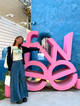 「MOUSSY（マウジー）のアイテム」を使った、ぽん酢さん（骨格ウェーブ・レディース・150cm）の秋コーディネート