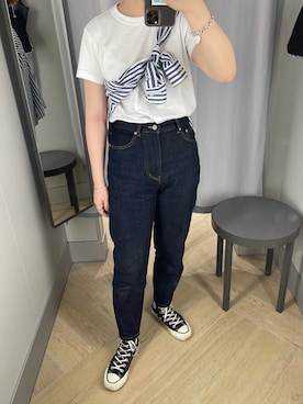 「BEAMS BOY（ビームスボーイ）のアイテム」を使った、mさん（レディース・155cm）の夏コーディネート