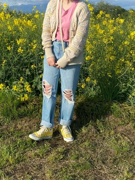 デニムパンツを使った お花見コーデ の人気ファッションコーディネート Wear