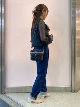 「SAMANTHAVEGA（サマンサベガ）のアイテム」を使った、SAMANTHAVEGAStaffさん（レディース・157cm）の秋コーディネート