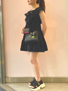 「SAMANTHAVEGA（サマンサベガ）のアイテム（財布/小物）」を使った、SAMANTHAVEGAStaffさん（レディース・157cm）の夏コーディネート