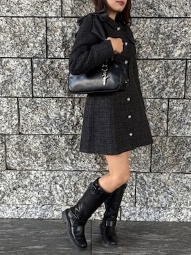 SAMANTHAVEGAStaffさん（レディース・151cm）の冬コーディネート