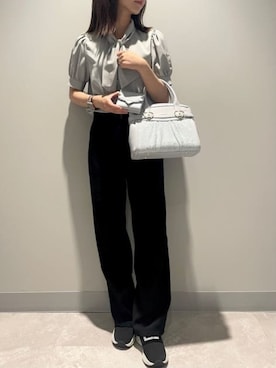 「アイテム（財布）」を使った、SAMANTHAVEGAStaffさん（レディース・160cm）の夏コーディネート
