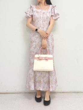「アイテム（チャーム）」を使った、SAMANTHAVEGAStaffさん（レディース・163cm）の夏コーディネート