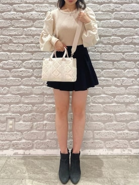 「SAMANTHAVEGA（サマンサベガ）のアイテム」を使った、SAMANTHAVEGAStaffさん（レディース・163cm）の秋コーディネート