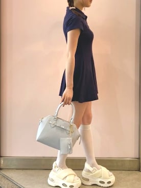 「アイテム（財布/小物）」を使った、SAMANTHAVEGAStaffさん（レディース・157cm）の夏コーディネート