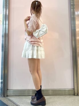 「ワンショルダーバッグ」｜SAMANTHAVEGAStaffさん（レディース・167cm）の夏コーディネート