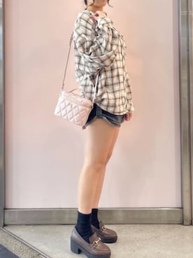 「SAMANTHAVEGA（サマンサベガ）のアイテム」を使った、SAMANTHAVEGAStaffさん（レディース・164cm）の秋コーディネート