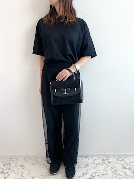 「SAMANTHAVEGA（サマンサベガ）のアイテム」を使った、SAMANTHAVEGAStaffさん（レディース・158cm）の秋コーディネート