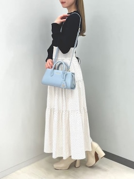 「SAMANTHAVEGA（サマンサベガ）のアイテム」を使った、SAMANTHAVEGAStaffさん（レディース・160cm）の冬コーディネート