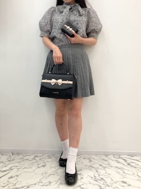 「アイテム（財布）」を使った、SAMANTHAVEGAStaffさん（レディース・150cm）の夏コーディネート