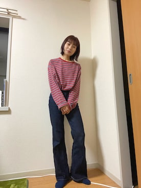 「nimiru（ニミル）のアイテム」を使った、mizoさん（レディース・159cm）の秋コーディネート