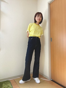 「nimiru（ニミル）のアイテム」を使った、mizoさん（レディース・159cm）の秋コーディネート