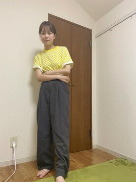 「nimiru（ニミル）のアイテム」を使った、mizoさん（レディース・159cm）の夏コーディネート